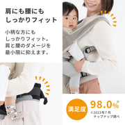 肩にも腰にもしっかりフィットします