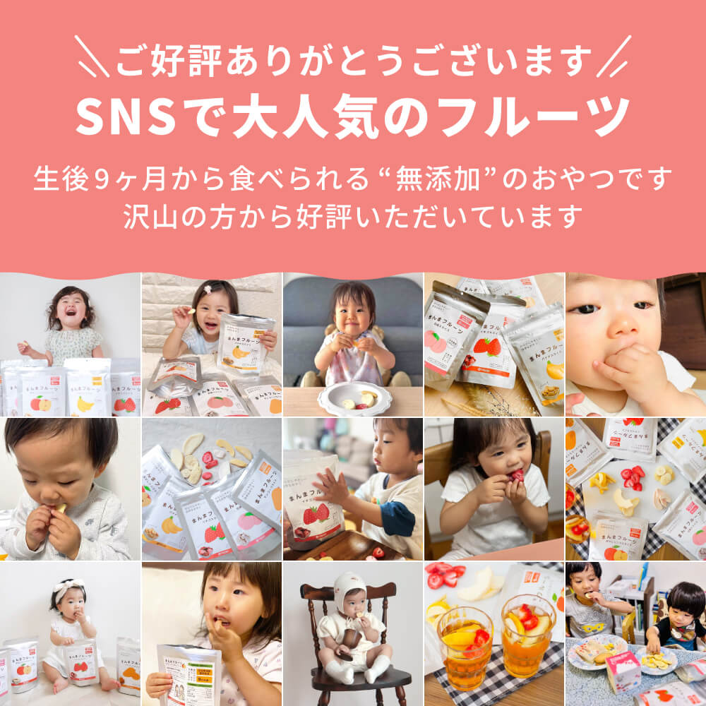 まんまフルーツ いちご フリーズドライフルーツ｜napnap公式ショップ