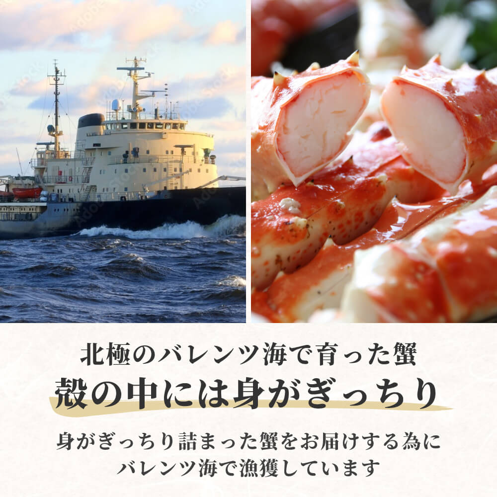 特大タラバガニ ボイル済み 肩付き 1.8kg 3.6kg 5.4kg 特大8Lサイズ 1