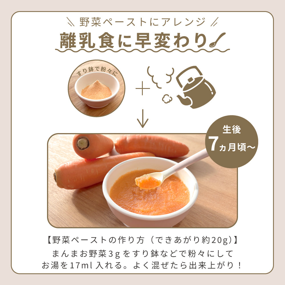 まんまお野菜 選べる1袋 サクサク食べる野菜100%のおやつ｜napnap公式