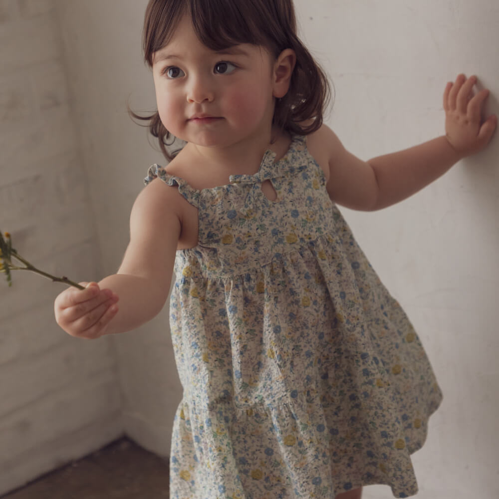 日本製】LIBERTY リバティプリント サマードレス 80-90サイズ【There