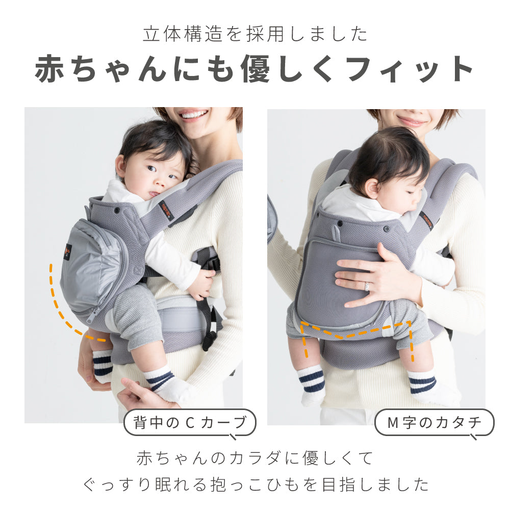 ⚫️napnapナップナップ　抱っこ紐 ベーシック メッシュドライ　ブラック 楽天市場】ナップナップ 抱っこ紐 ベビーキャリー BASIC メッシュ